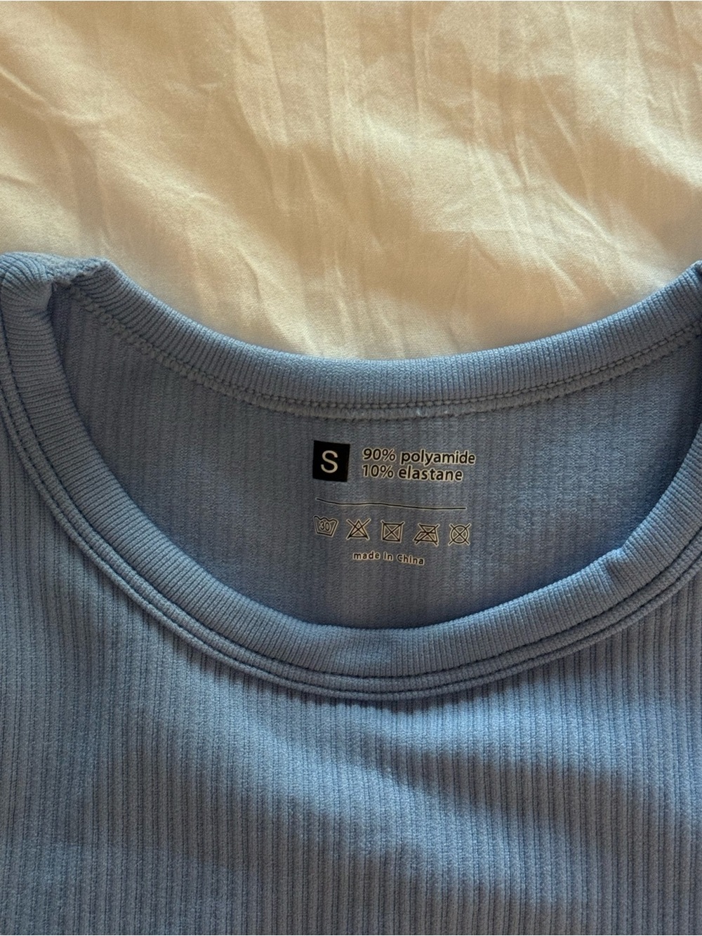 Amazon Ribbed Blue Tank Top - Picture 2 of 3
